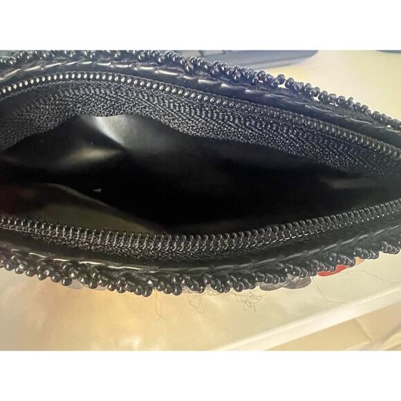 VTG Shoulder Bag Purse Coin MILOR 90s Gold Bronze Silver Sequins NWOT 2 Pc Set - Picture 6 of 6